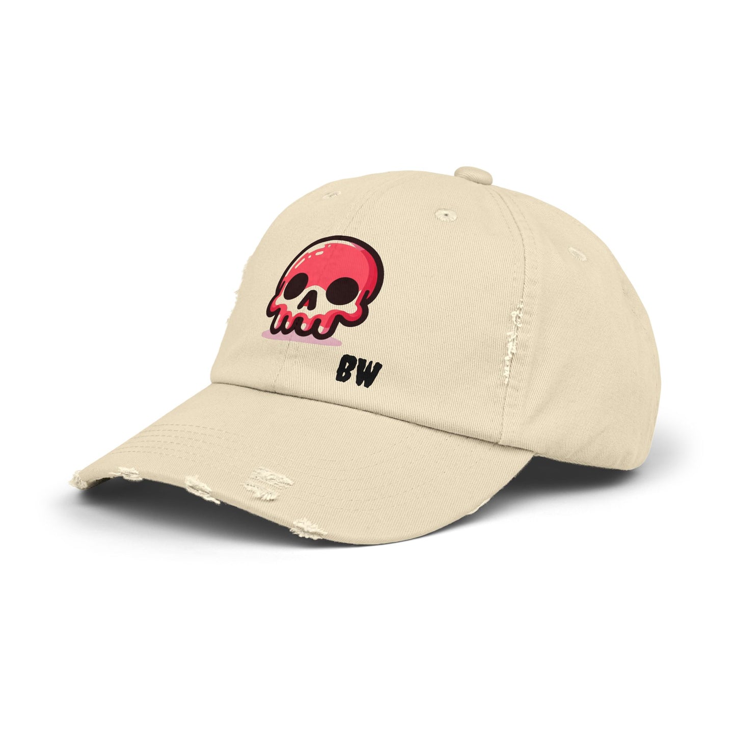 BW Cartoon Skull Cap