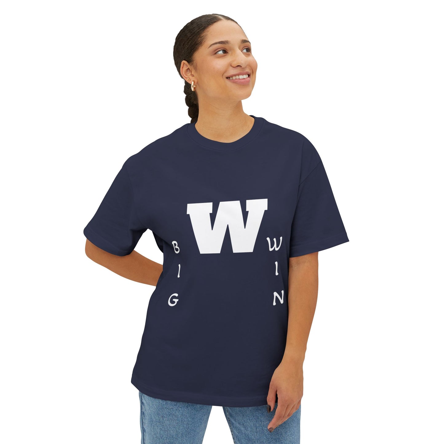 Oversized Boxy Tee - Big Win Design