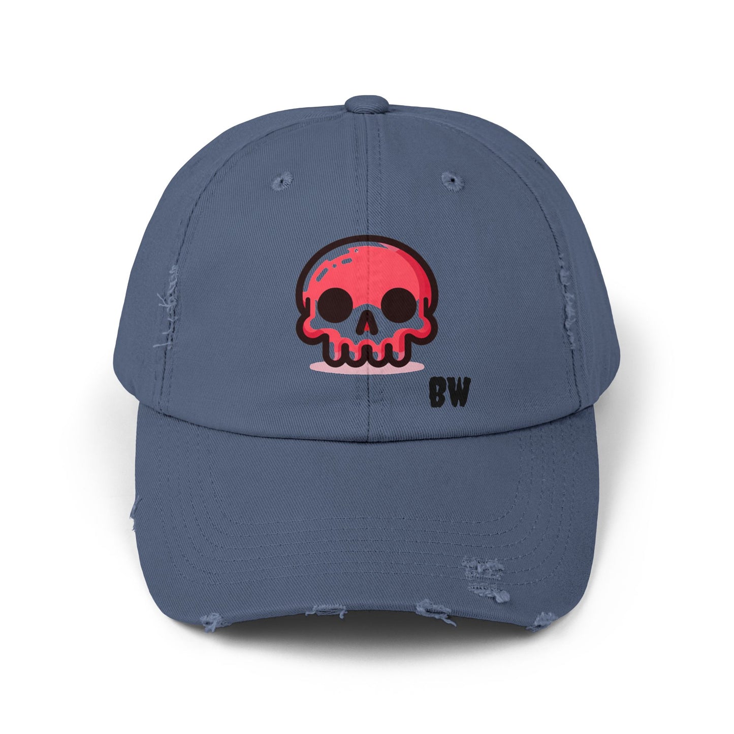 BW Cartoon Skull Cap