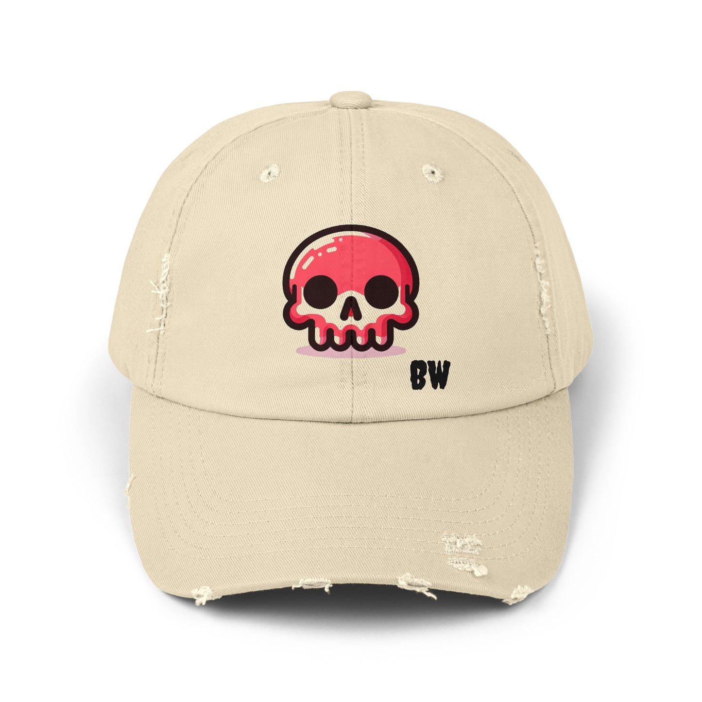 BW Cartoon Skull Cap