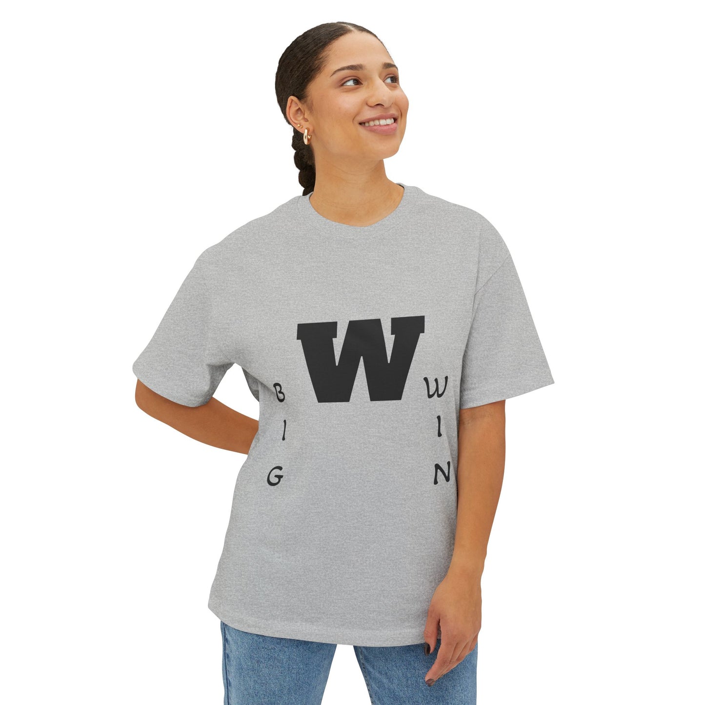 Oversized Boxy Tee - Big Win Design