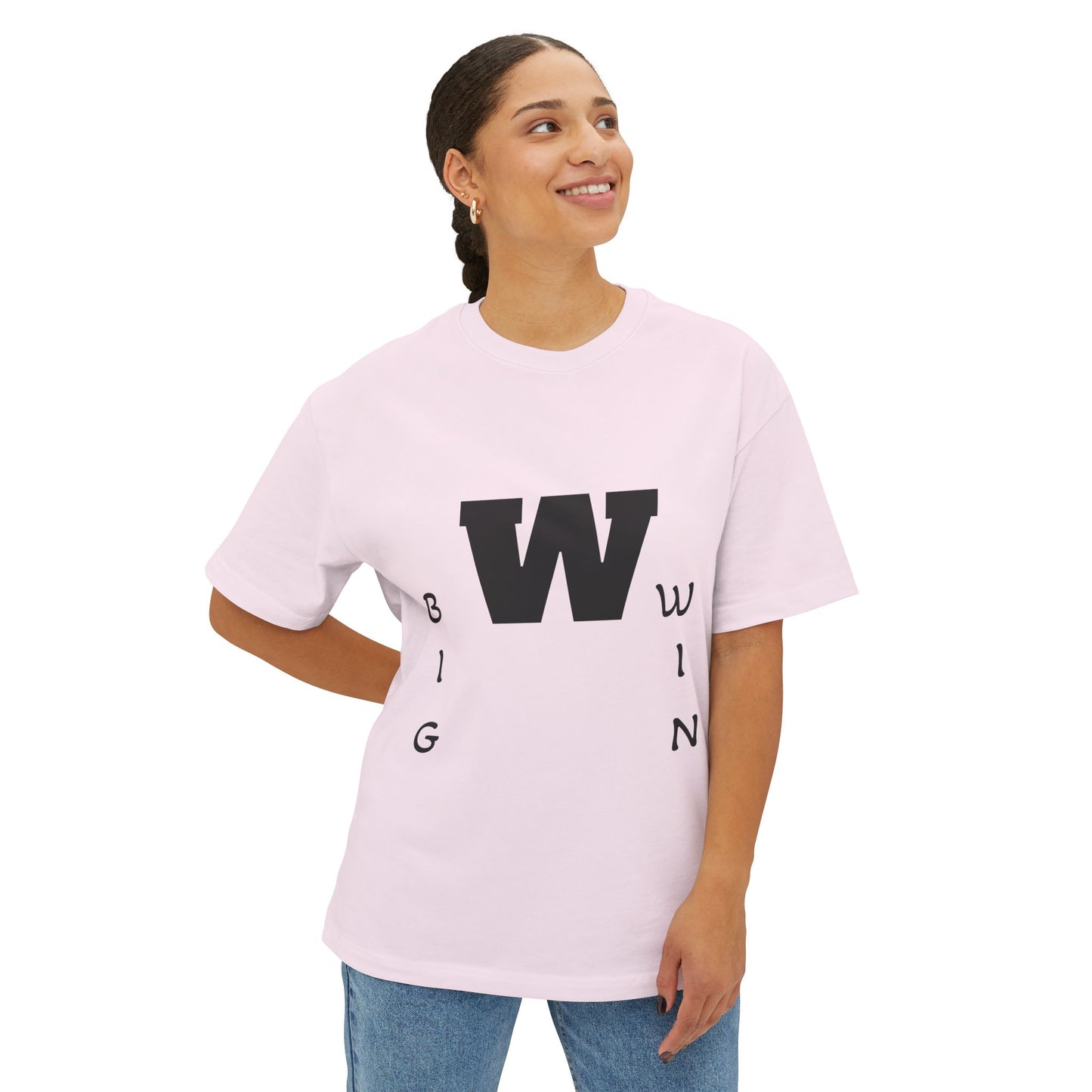 Oversized Boxy Tee - Big Win Design