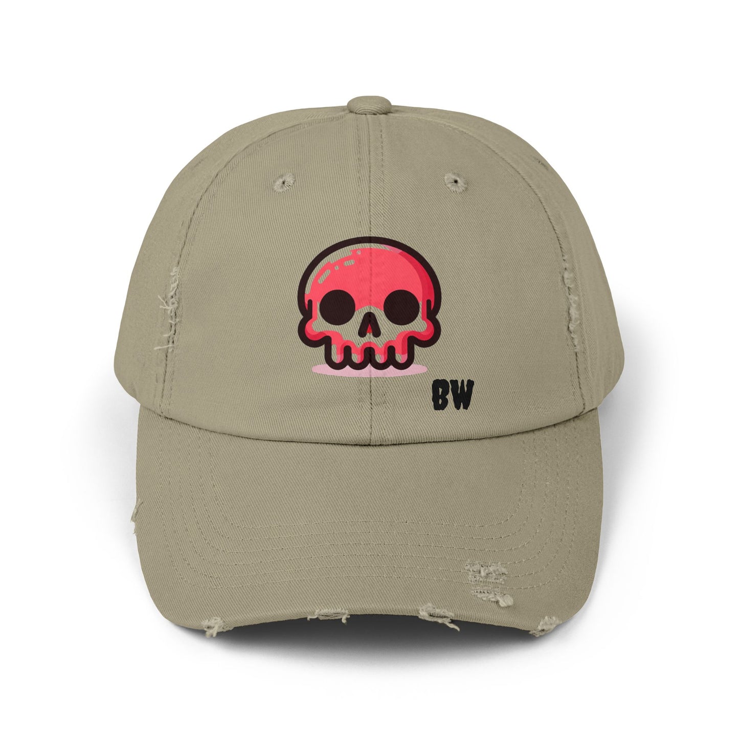 BW Cartoon Skull Cap