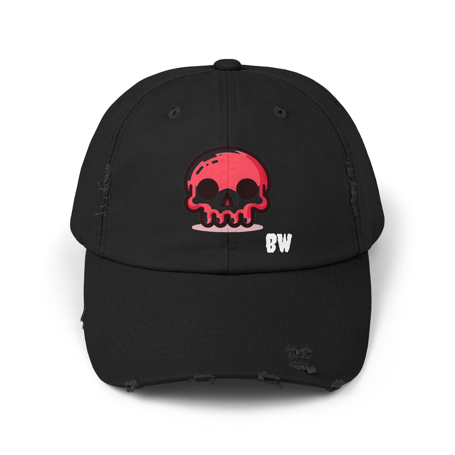 BW Cartoon Skull Cap